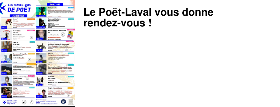 Le Po�t-Laval vous donne rendez-vous !