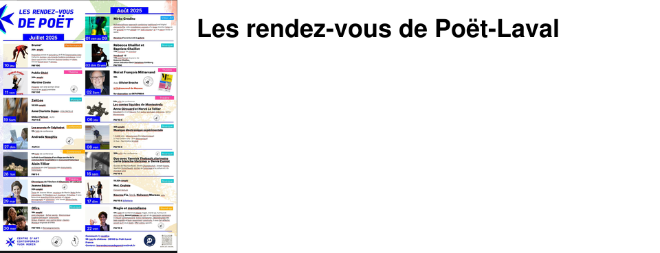 Les rendez-vous de Po�t-Laval