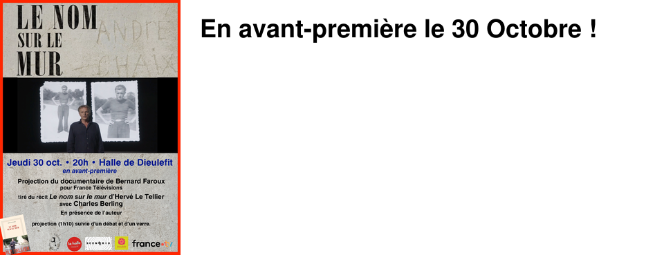 En avant-premi�re le 30 Octobre ! 