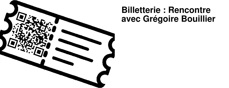 Billetterie : Rencontre avec Gr�goire Bouillier